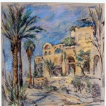 pastel on paper. 70 x 50cm
Old Jaffa. scetch.