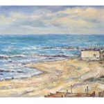 oil. canvas. size
Sea coast.