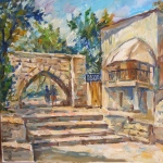 oil on canvas. size 40 X 30cm
Old Jaffa.