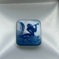 Mystic image.
Blue agate. size 1.5 x 1.5cm
Intaglio.