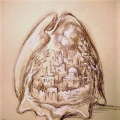 scetch for sea shell cameo ,, jerusalem,,
paper toned,pencil,whitewash
30.5 * 44.5cm