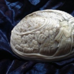 mother of pearl carved cameo - EXODUS    14 * 10 cm