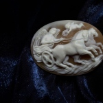 sea shell antique cameo replic  47 * 35mm