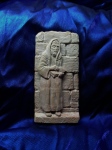 Judaica.Handcarved cameo ,,The Praying Jew,,
jerusalem stone. size 9.5 * 5.0cm