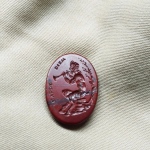 Intaglio,antique gems replica,mythology image- Satur.
Jasper stone. size 25 * 18mm