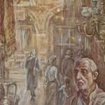 Tel Aviv,Jaffa
Flea market
fragment
tinted paper,acrylic,
pastel