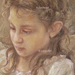 portrait&nbsp; fragment
tinted&nbsp; paper, pastel